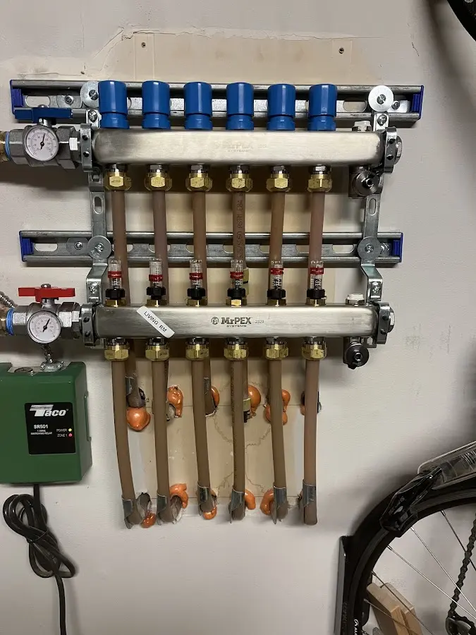 Plumber performing Leak Detection at a residential property in Hiram